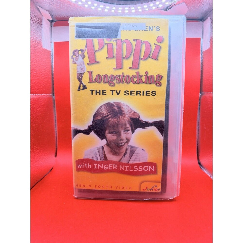 Pippi Longstocking TV Series 1968 Inger Nilsson English Dvr VHS
